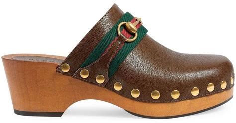 gucci horsebit clogs|gucci horsebit detail shoes.